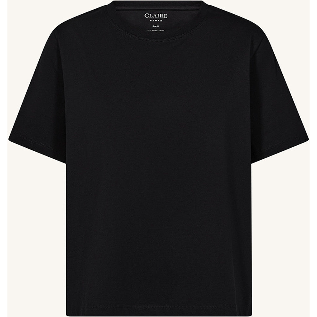 CLAIRE CWAdley Cropped T-Shirt T-shirt S/S 3244 Black