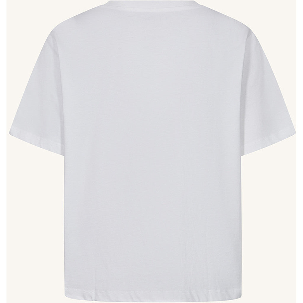CLAIRE CWAdley Cropped T-Shirt T-shirt S/S 3246 White
