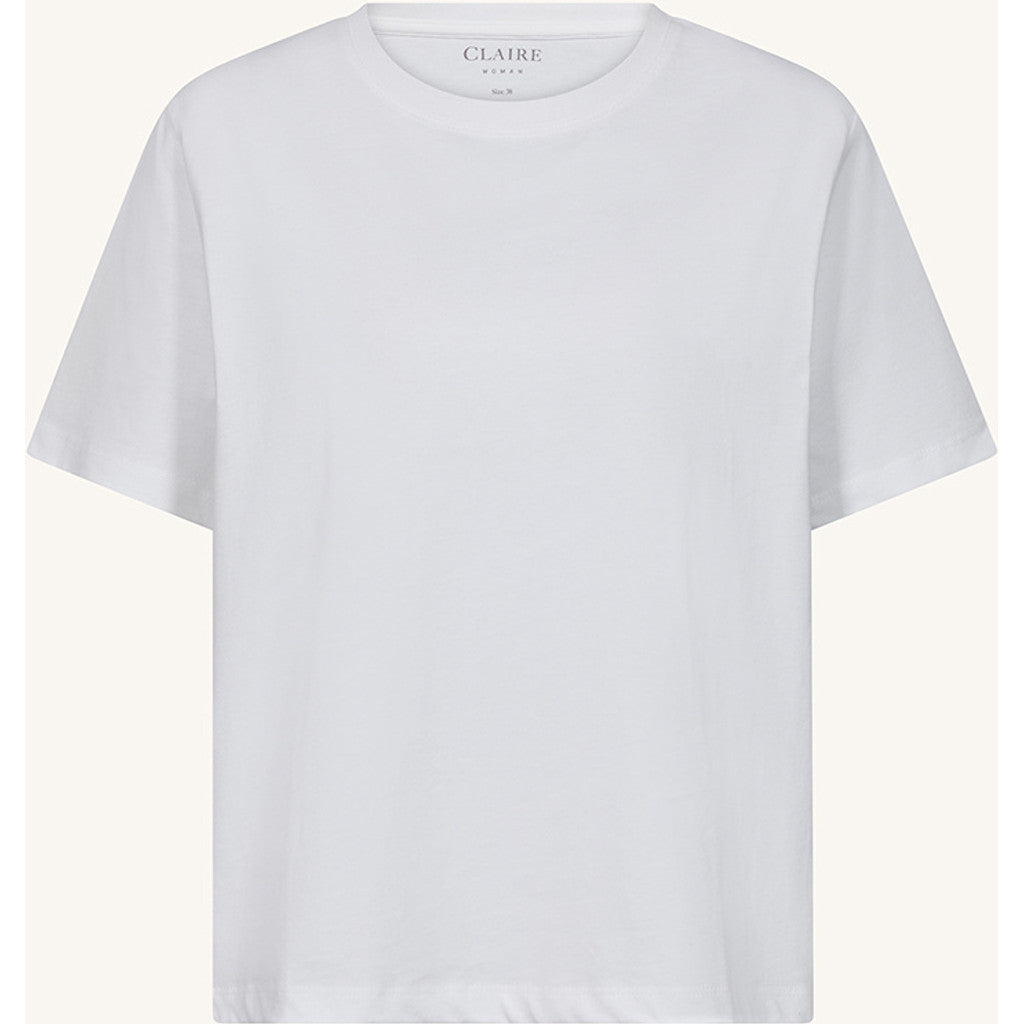 CLAIRE CWAdley Cropped T-Shirt T-shirt S/S 3246 White