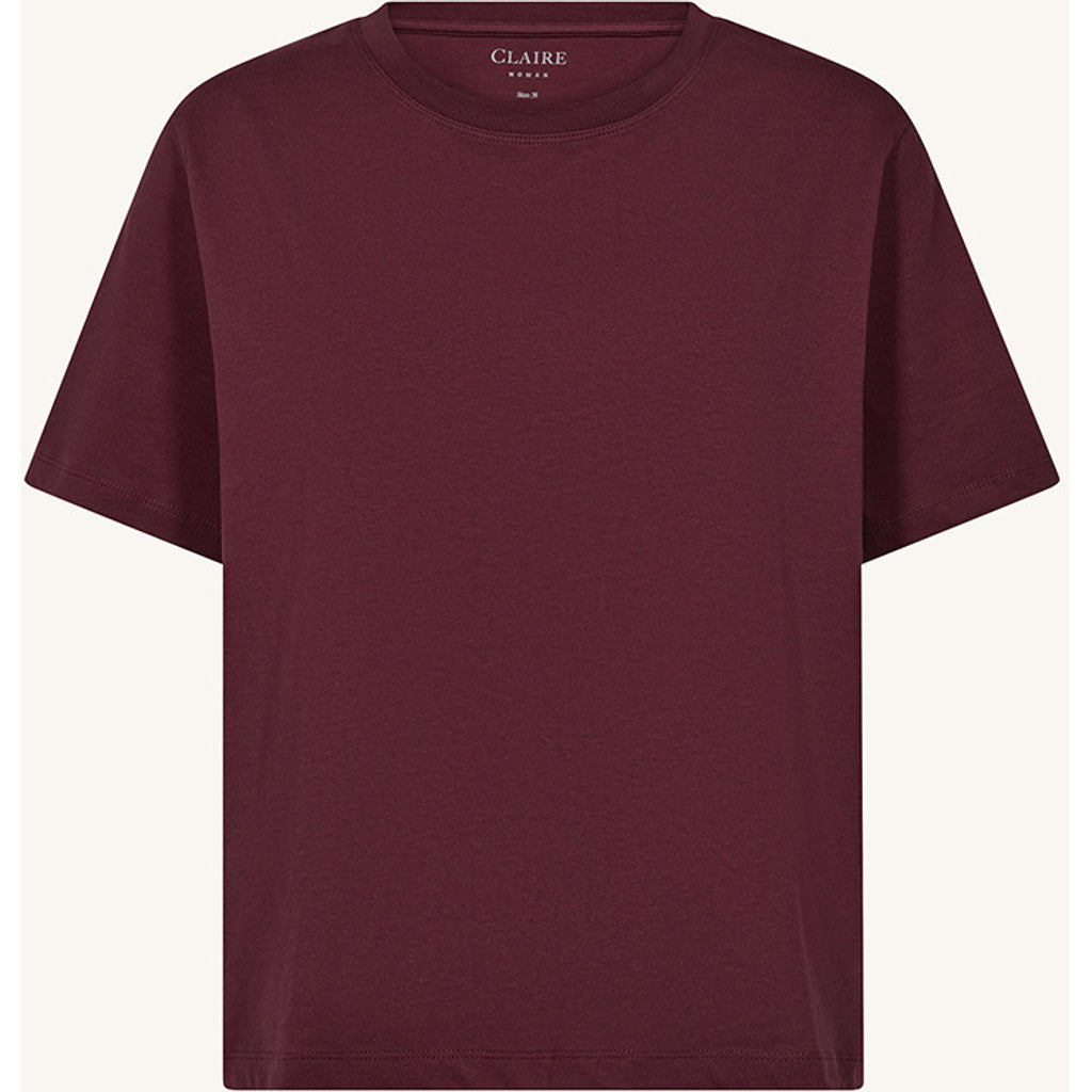 CLAIRE CWAdley Cropped T-Shirt T-shirt S/S 4381 Fig