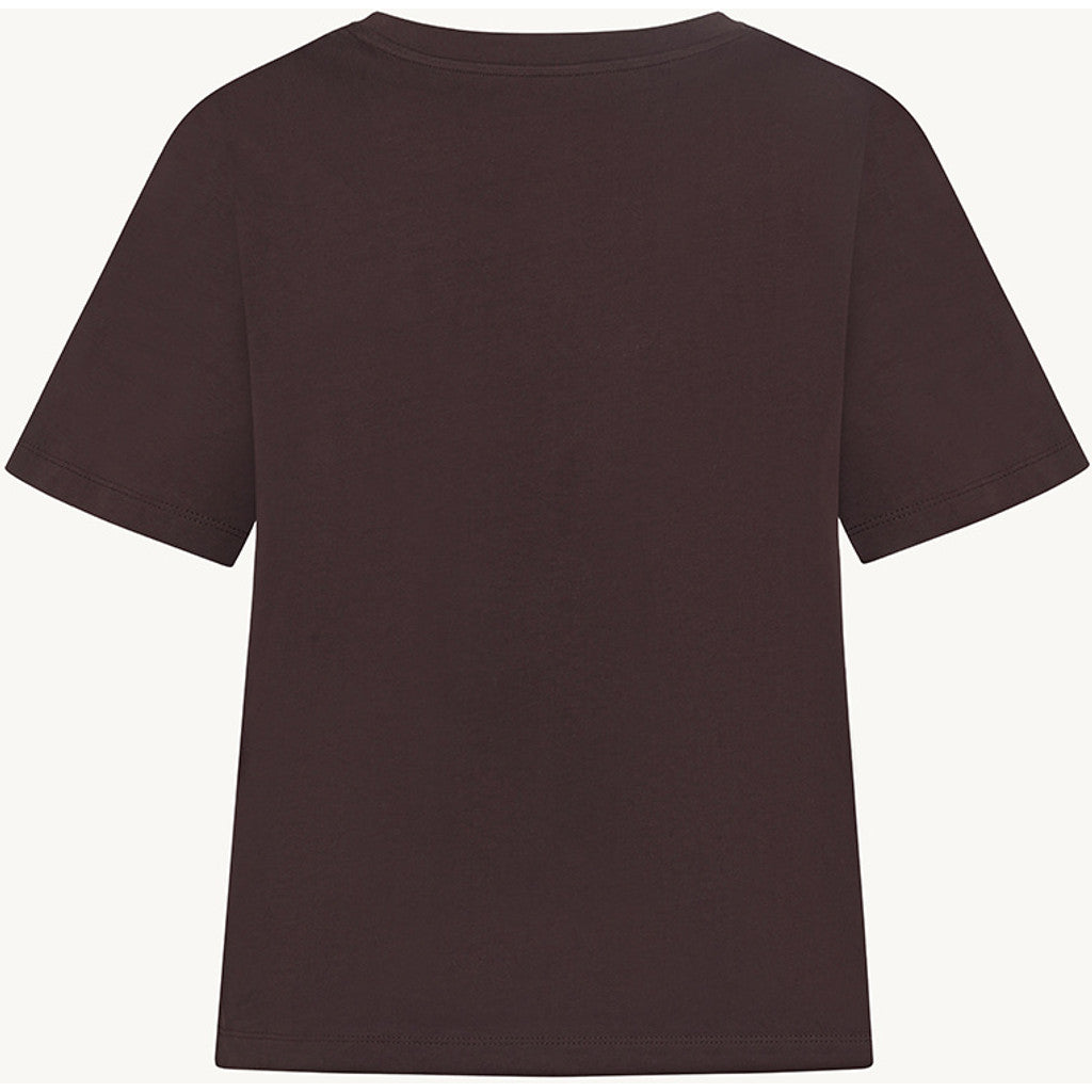 CLAIRE CWAdley Cropped T-Shirt T-shirt S/S 4565 Chocolate