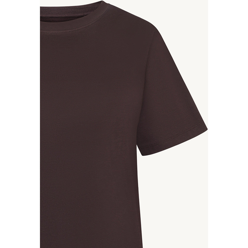 CLAIRE CWAdley Cropped T-Shirt T-shirt S/S 4565 Chocolate
