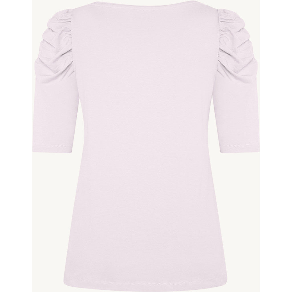 CLAIRE CWAdrienne draped T-Shirt T-shirt L/S 3804 Lavender