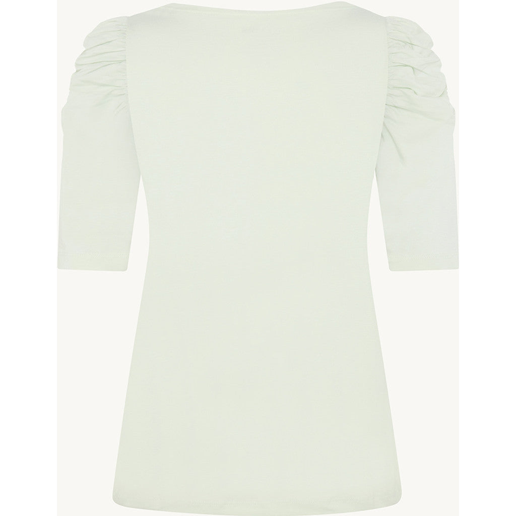 CLAIRE CWAdrienne draped T-Shirt T-shirt L/S 4422 Pale Aqua