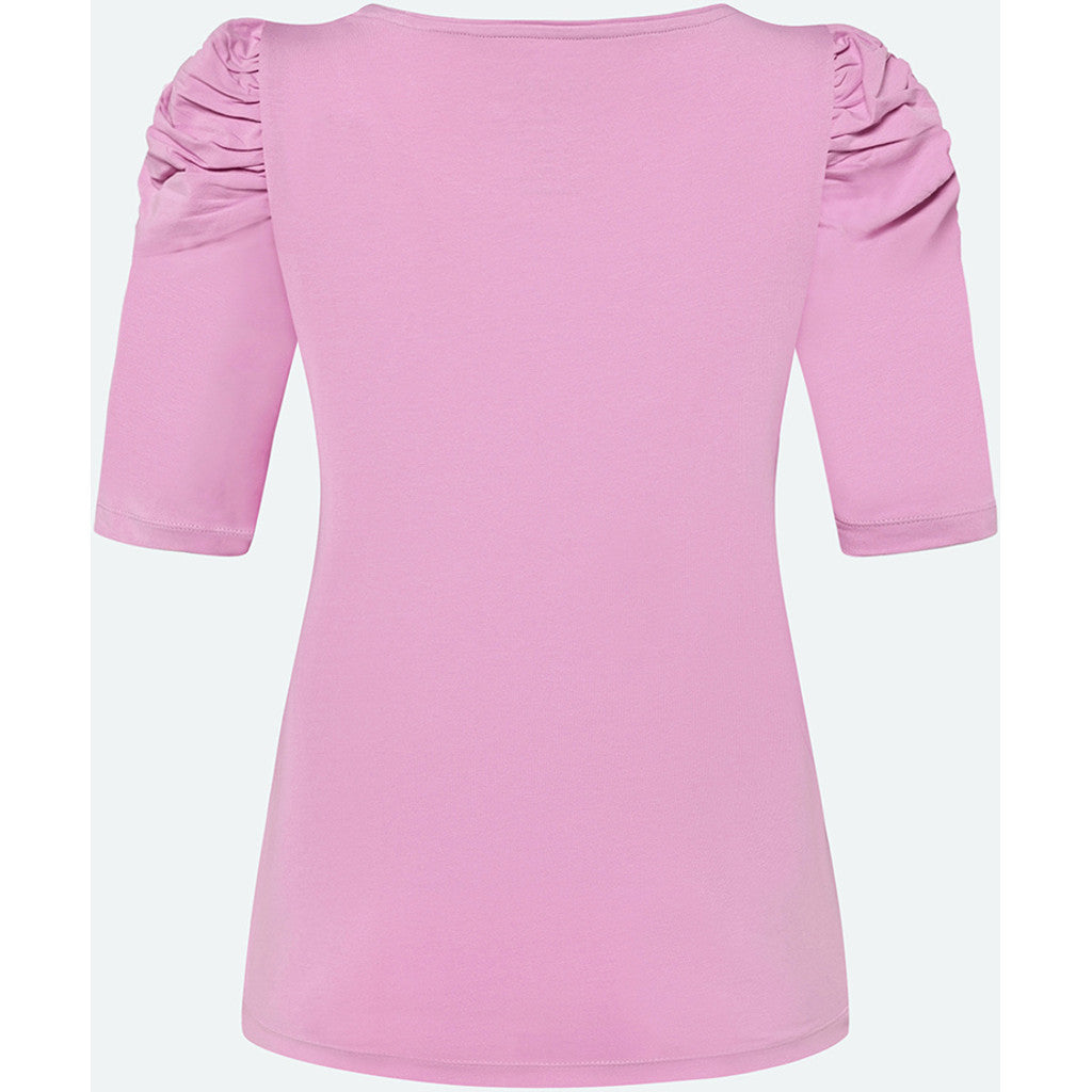 CLAIRE CWAdrienne draped T-Shirt T-shirt L/S 4712 Violet Ice