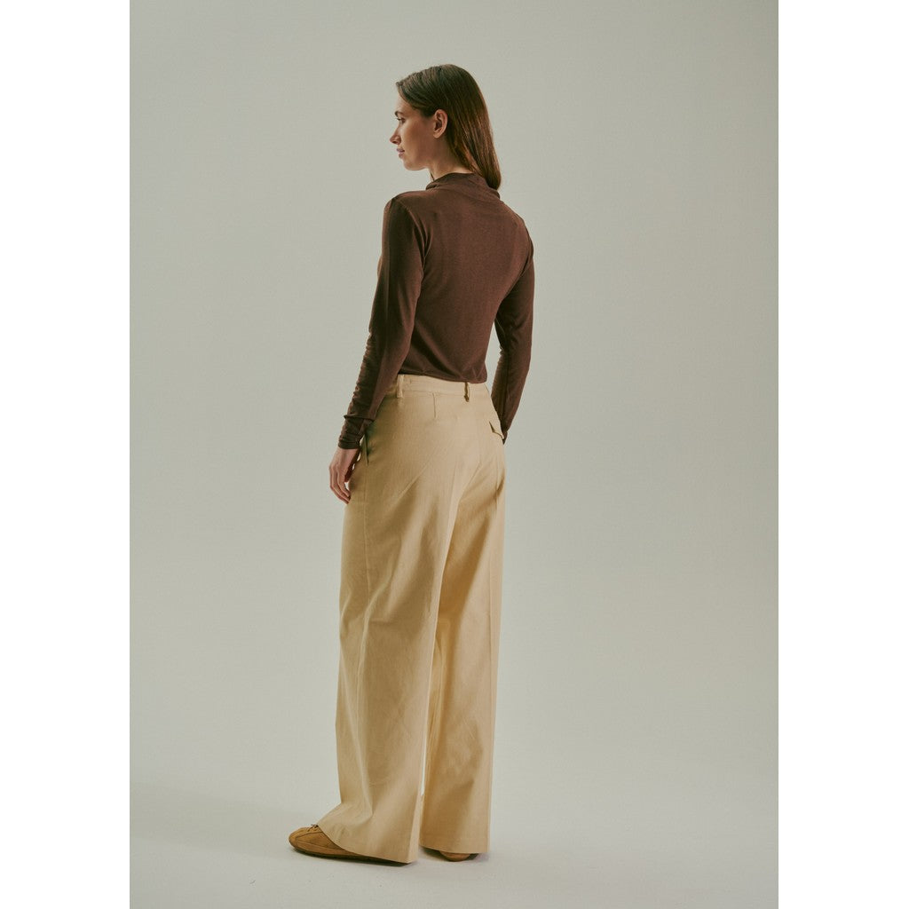 CLAIRE CWAlayah T-shirt L/S 4562 Bitter Chocolate