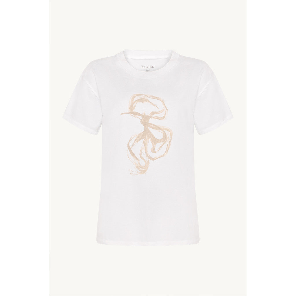 CLAIRE CWAmani T-shirt L/S 3261 Sand Stone