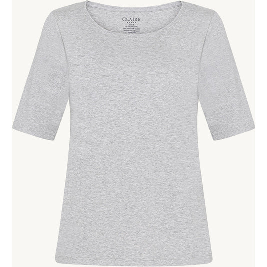 CLAIRE CWAmaryllis T-Shirt T-shirt L/S 1218 Soft Grey Melange
