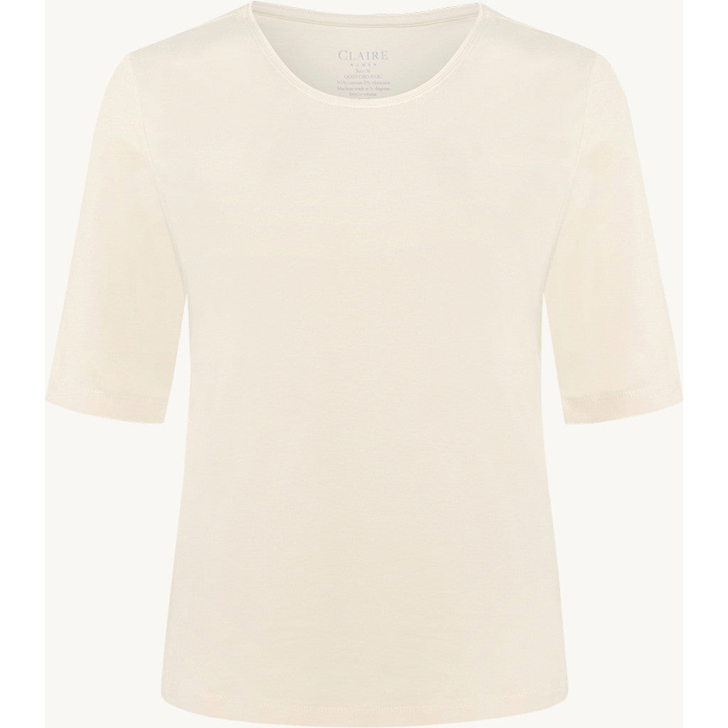 CLAIRE CWAmaryllis T-Shirt T-shirt L/S 3261 Sand Stone