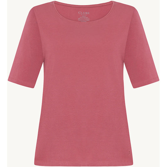 CLAIRE CWAmaryllis T-Shirt T-shirt L/S 3726 Rose Wine
