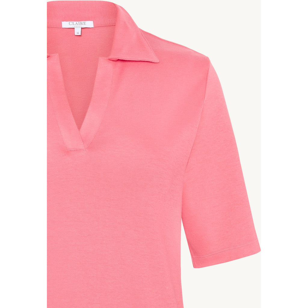 CLAIRE CWAmaya Polo T-shirt T-shirt S/S 4711 Coral Blush