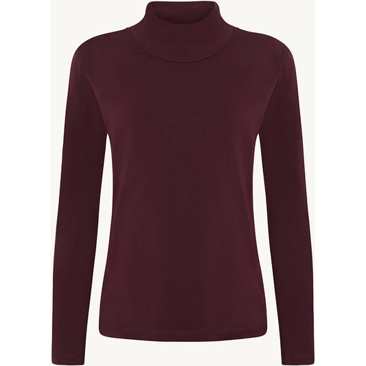 CLAIRE CWAmberly T-shirt L/S 3748 Wineberry
