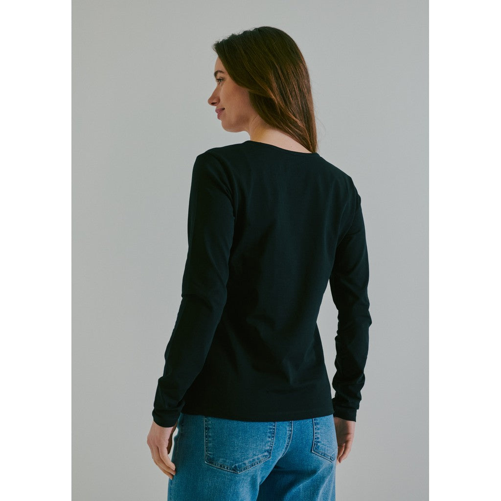 CLAIRE CWAmy T-shirt L/S 3244 Black