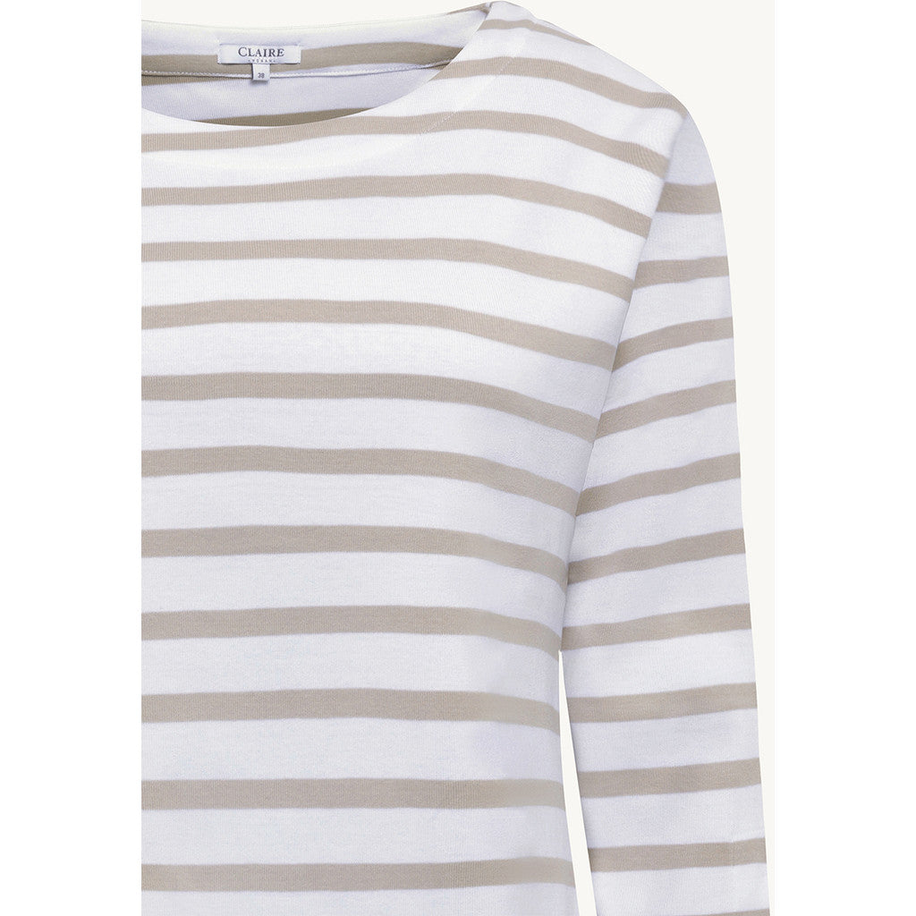 CLAIRE CWAnette T-shirt L/S 3261 Sand Stone