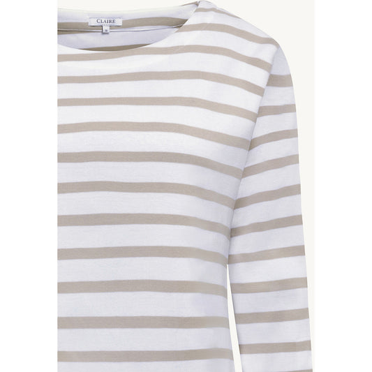 CLAIRE CWAnette T-shirt L/S 3261 Sand Stone