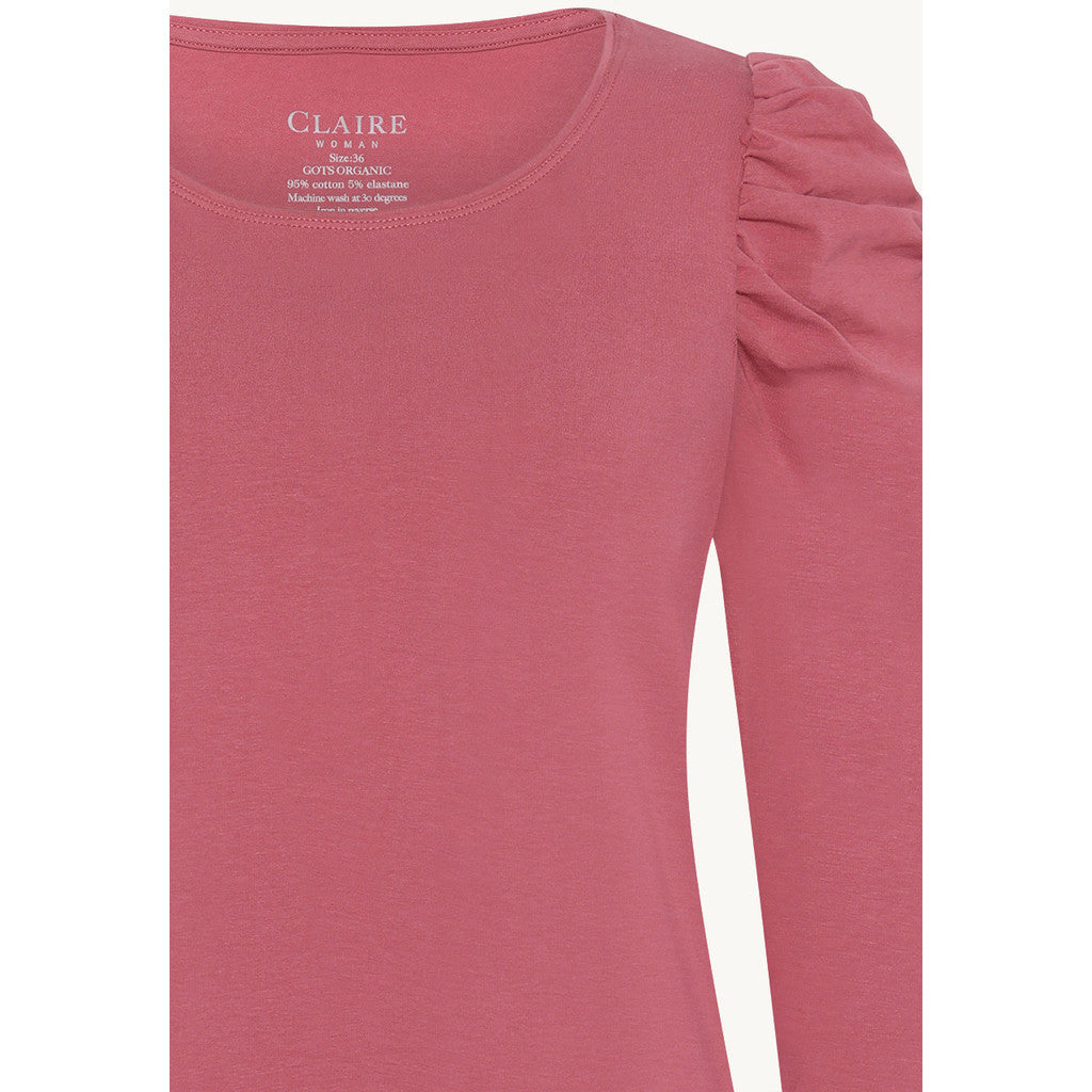 CLAIRE CWAnne T-shirt L/S 3726 Rose Wine
