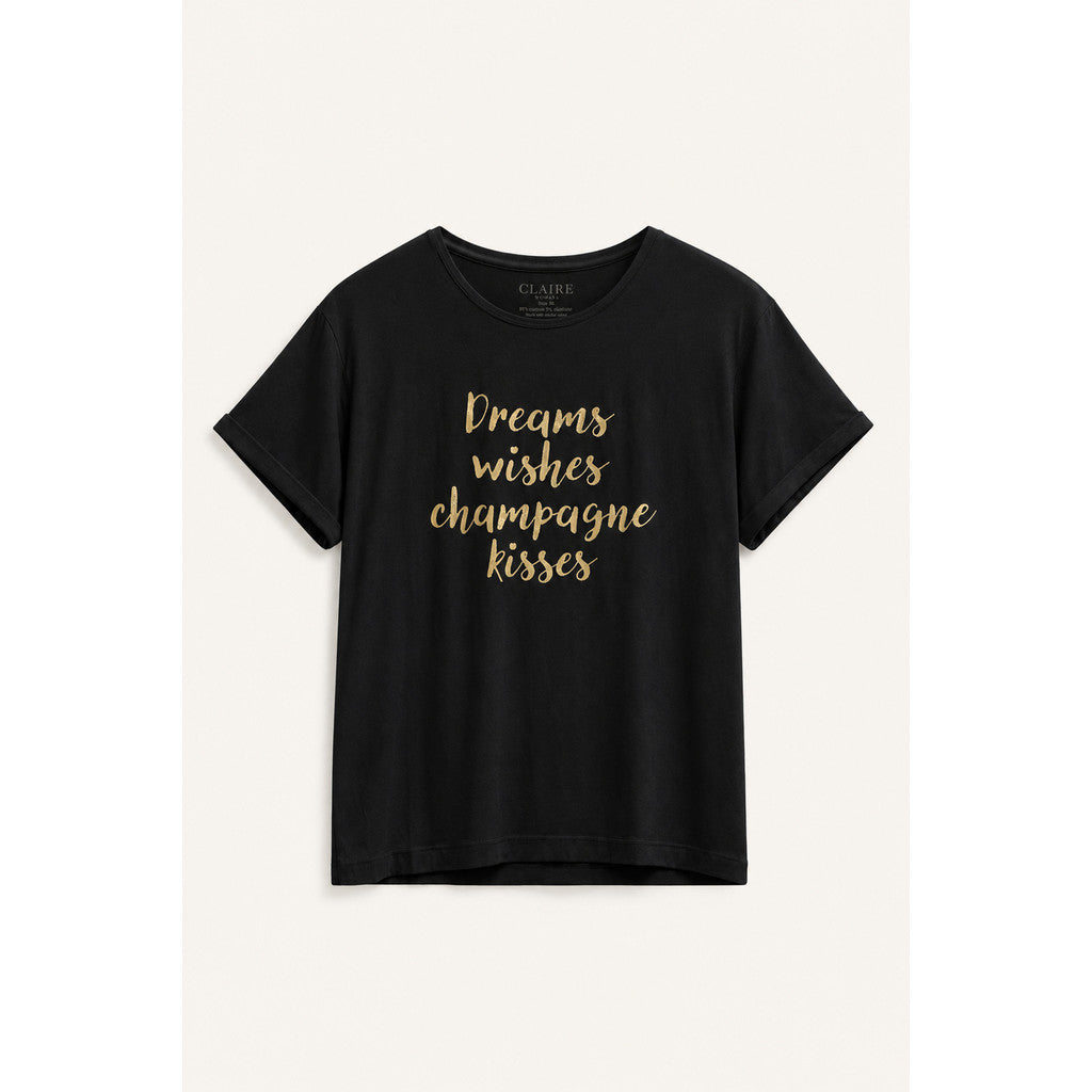 CLAIRE CWAoife T-shirt S/S 3244 Black