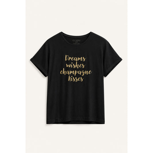 CLAIRE CWAoife T-shirt S/S 3244 Black