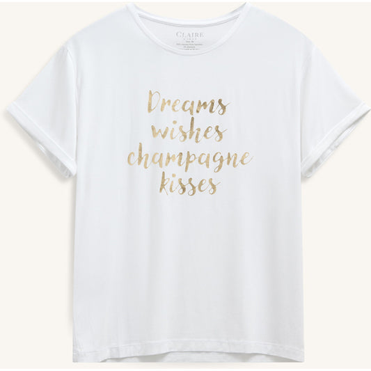 CLAIRE CWAoife T-shirt S/S 3246 White