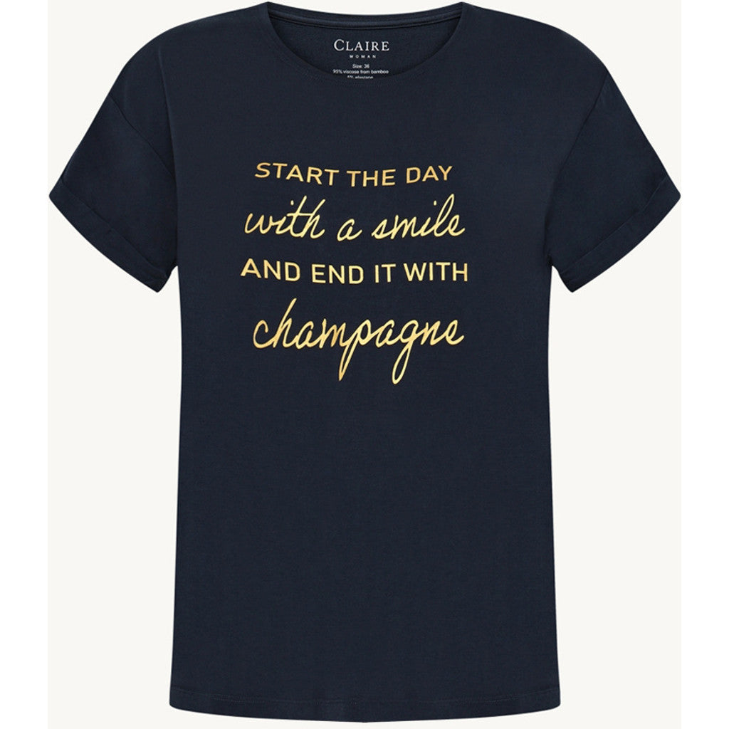 CLAIRE CWAoife T-shirt S/S 3151 Dark Navy