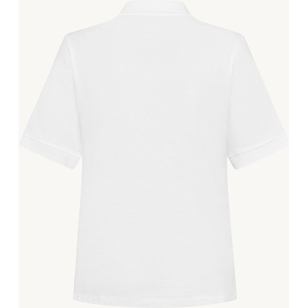 CLAIRE CWAubrielle Polo S/S 3246 White