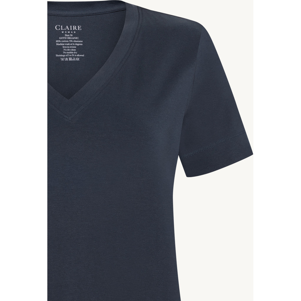 CLAIRE CWAurora T-shirt S/S 3151 Dark Navy