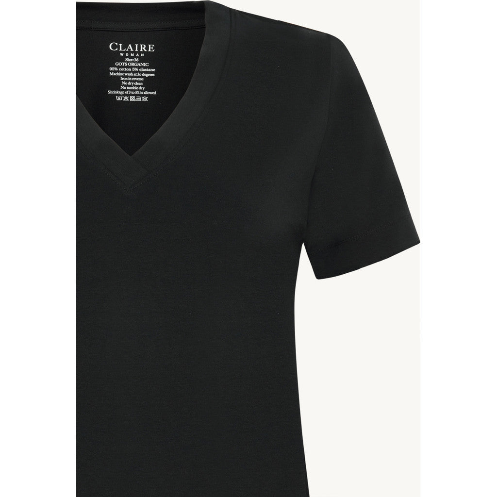 CLAIRE CWAurora T-shirt S/S 3244 Black