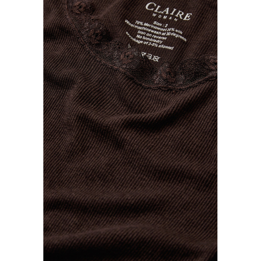 CLAIRE CWAvalon Slipdress 14565 Chocolate Melange