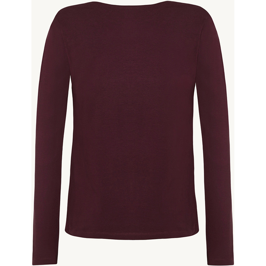 CLAIRE CWAzaria T-shirt L/S 3748 Wineberry