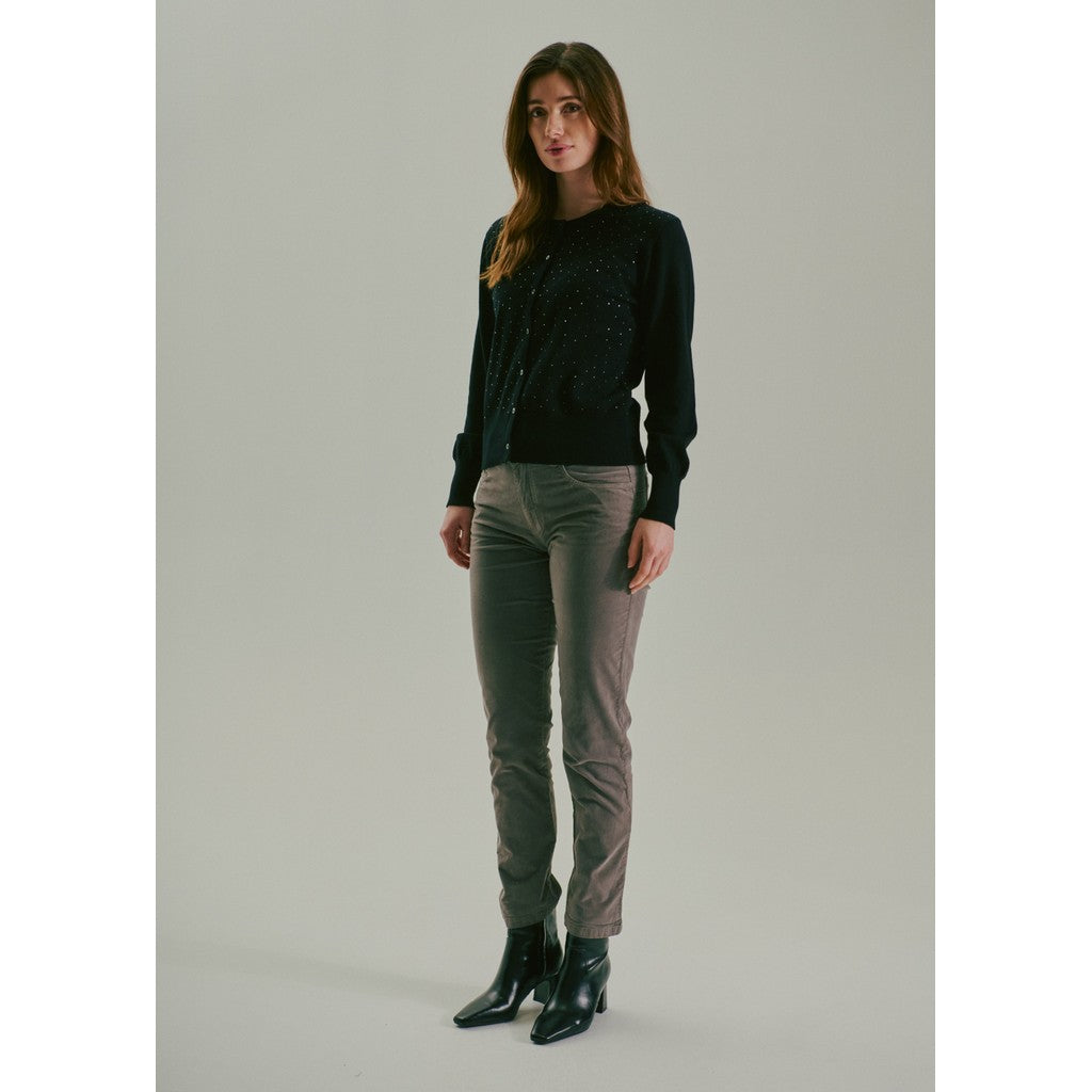 CLAIRE CWCamillaroze Cardigan 3244 Black