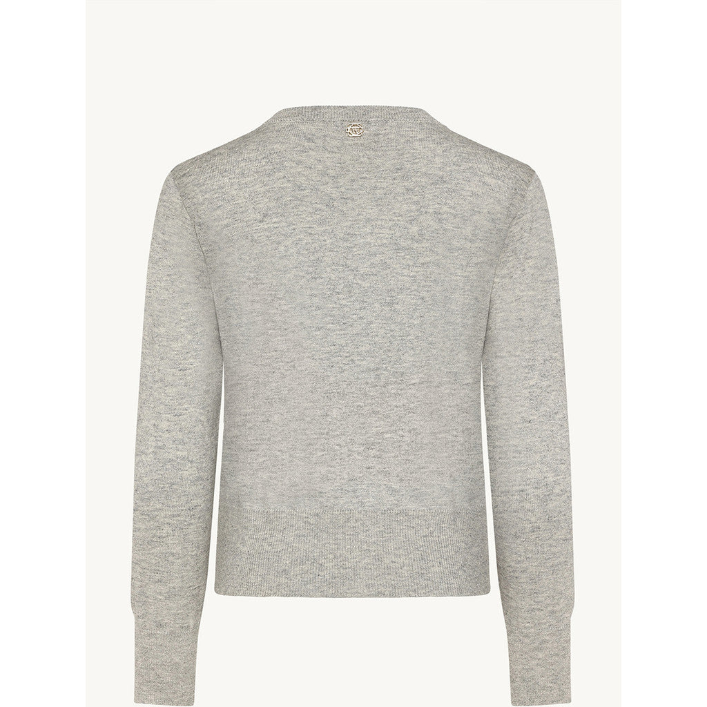 CLAIRE CWCamillaroze Cardigan 1218 Soft Grey Melange