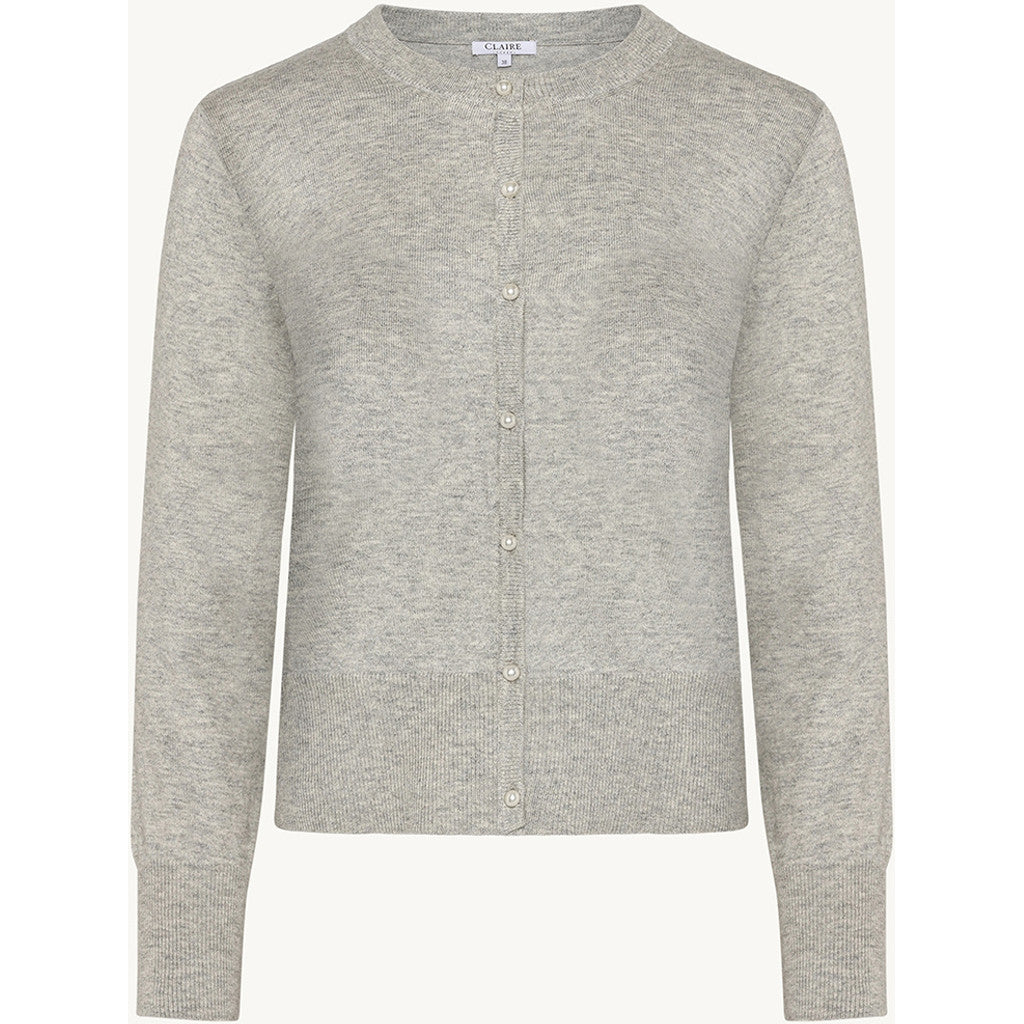 CLAIRE CWCamillaroze Cardigan 1218 Soft Grey Melange
