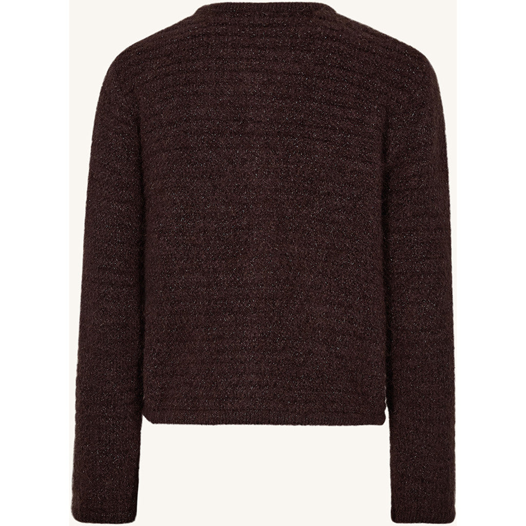 CLAIRE CWCasilda Cardigan 14565 Chocolate Melange