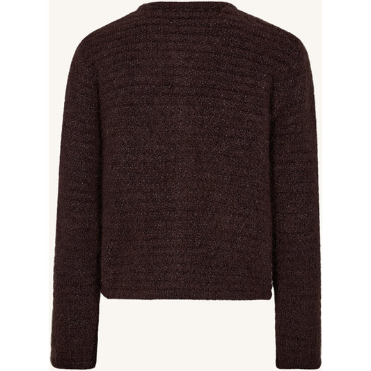 CLAIRE CWCasilda Cardigan 14565 Chocolate Melange