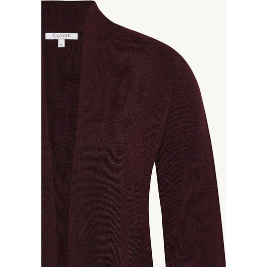 CLAIRE CWCeline Cardigan 13748 Wine Melange
