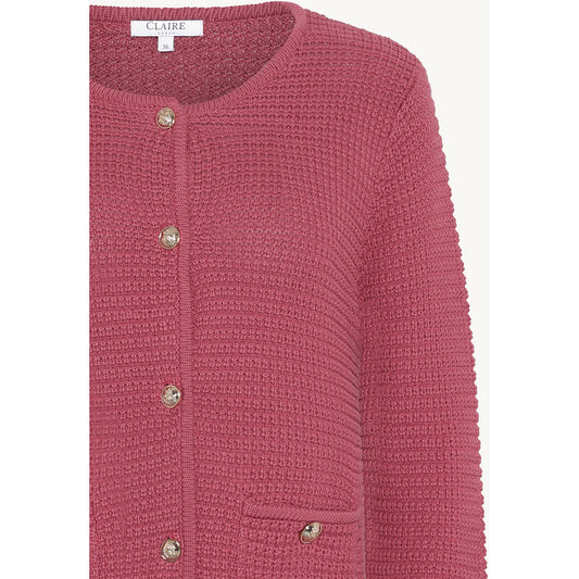 CLAIRE CWChalina Cardigan 3726 Rose Wine