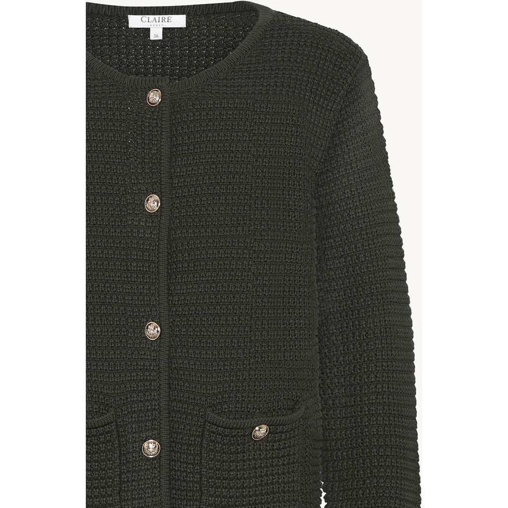 CLAIRE CWChalina Cardigan 4480 Old Forest
