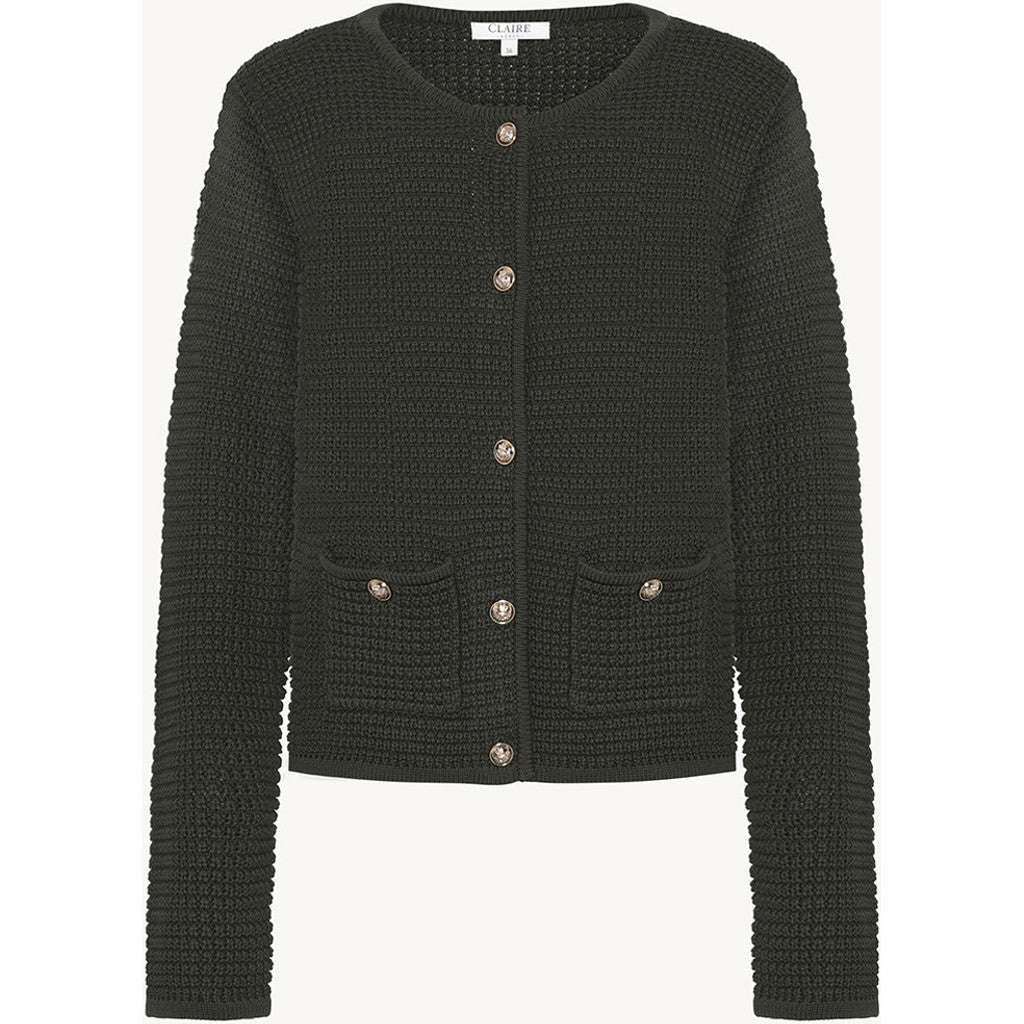 CLAIRE CWChalina Cardigan 4480 Old Forest