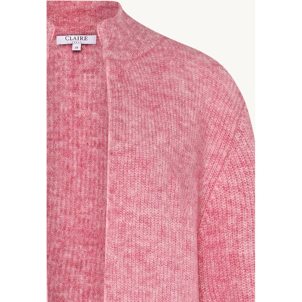 CLAIRE CWChelsea Cardigan 13726 Rose Wine Melange