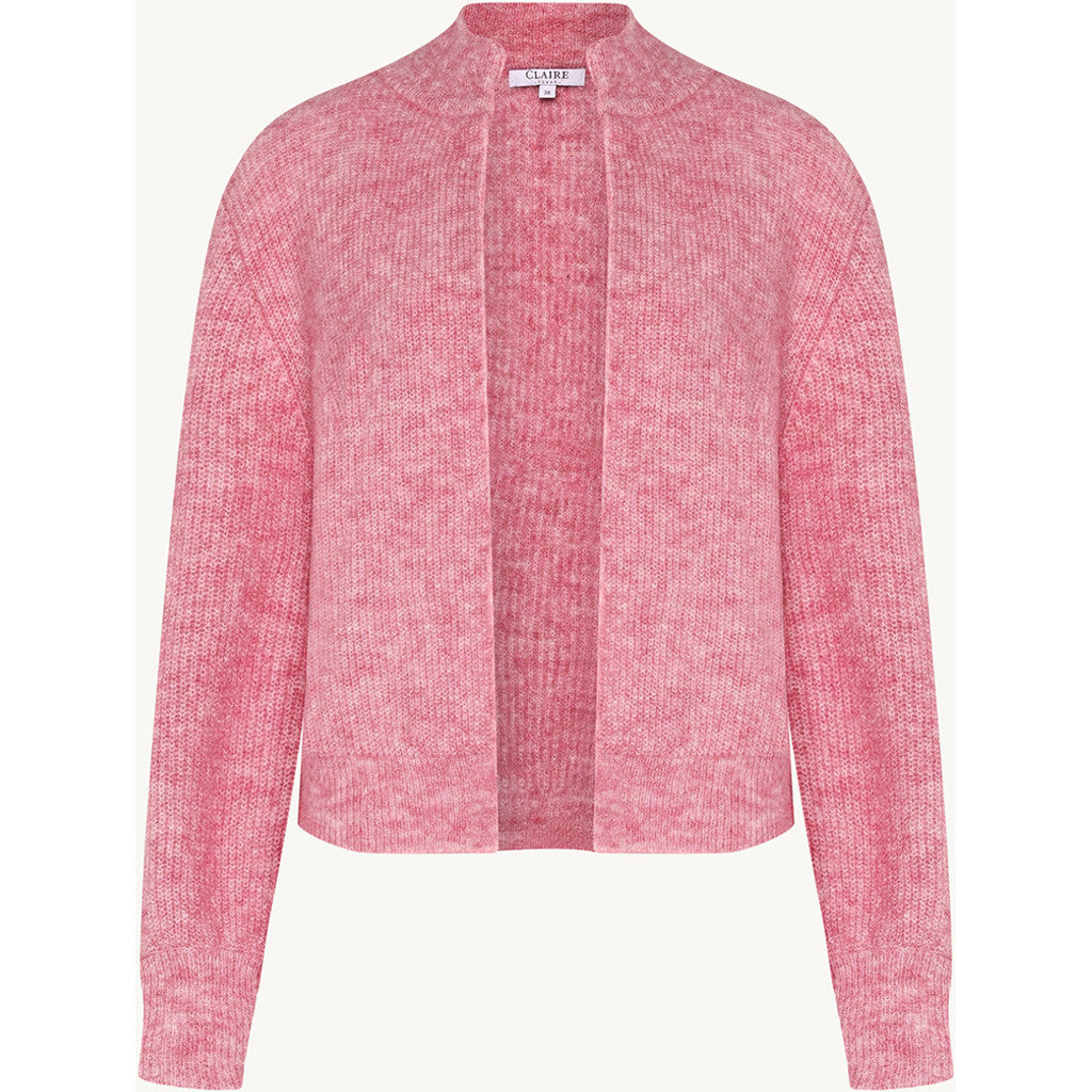 CLAIRE CWChelsea Cardigan 13726 Rose Wine Melange