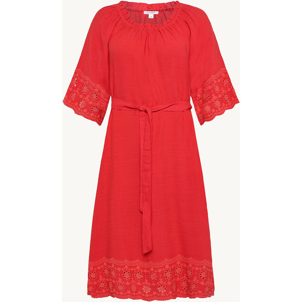 CLAIRE CWDanniella Dresses 4352 Sweet Red