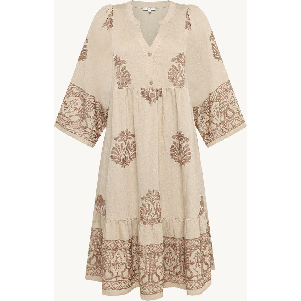 CLAIRE CWDitta Dresses 3261 Sand Stone