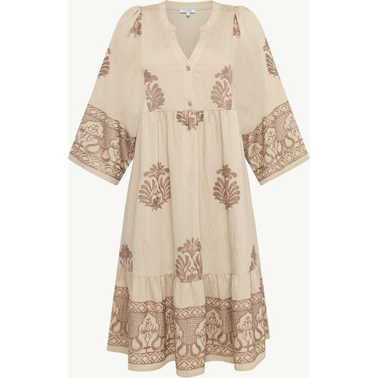 CLAIRE CWDitta Dresses 3261 Sand Stone
