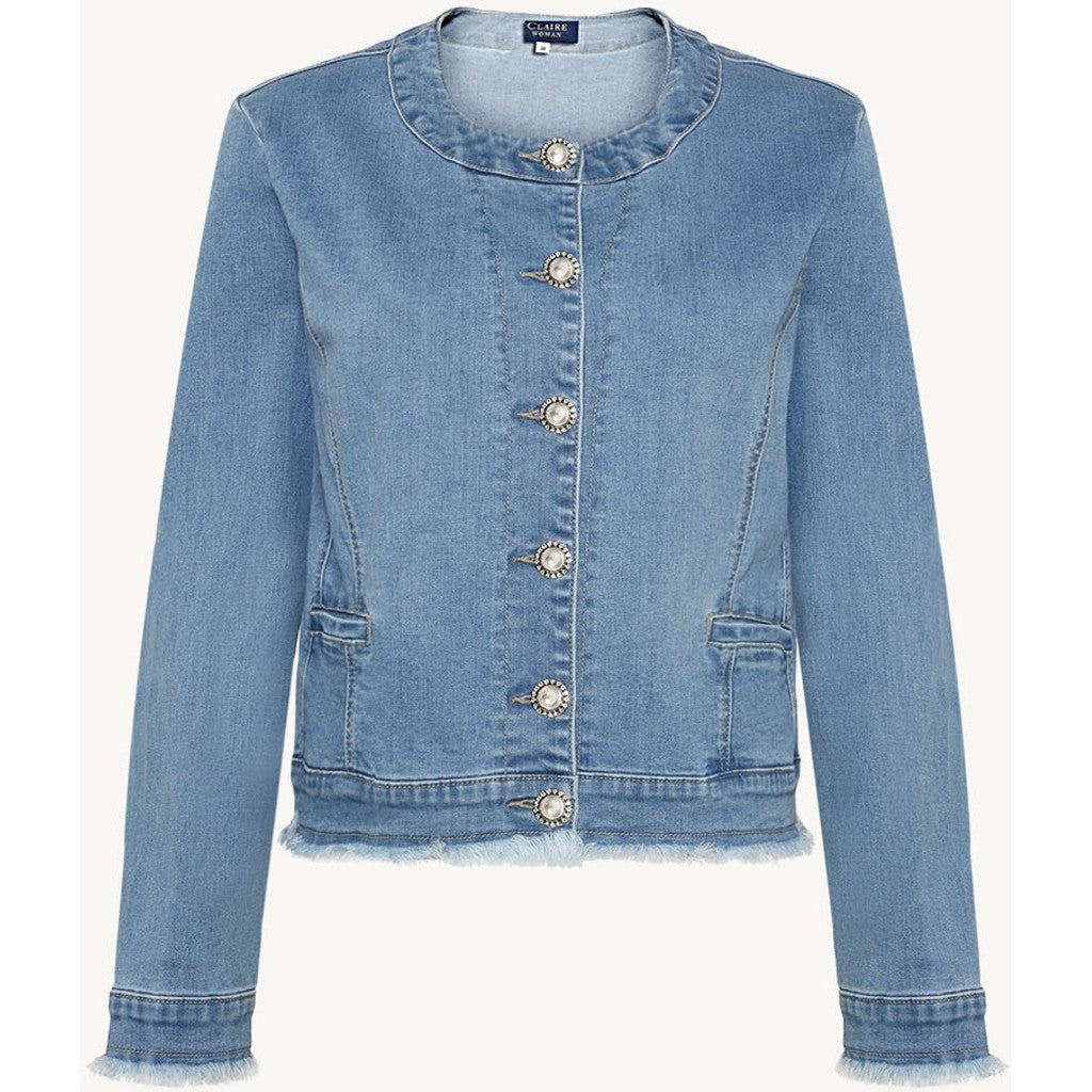 CLAIRE CWElda Jacket 3009 Light Blue Denim