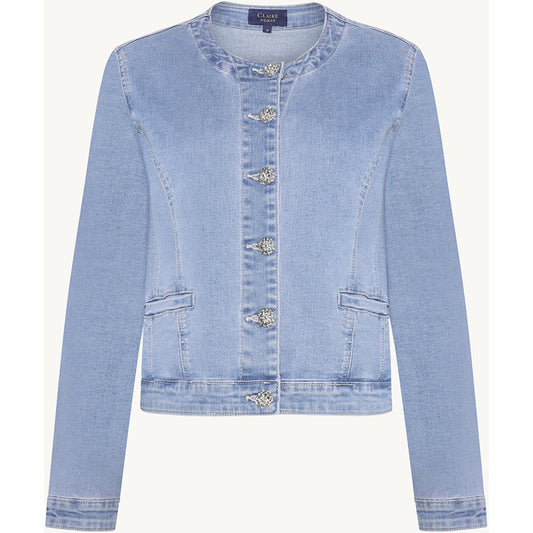 CLAIRE CWEugeinia Blazer 3009 Light Blue Denim