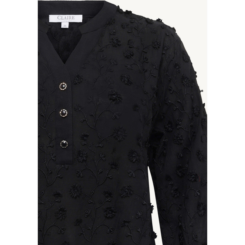 CLAIRE CWFlower Shirts 3244 Black