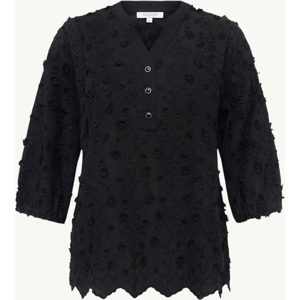 CLAIRE CWFlower Shirts 3244 Black