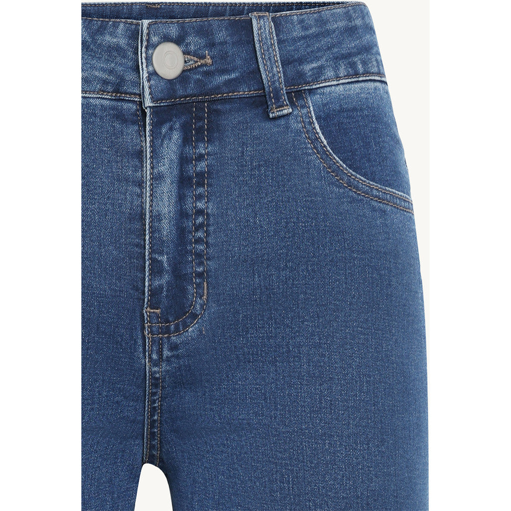CLAIRE CWJanaya Trousers 3015 Medium Blue Denim