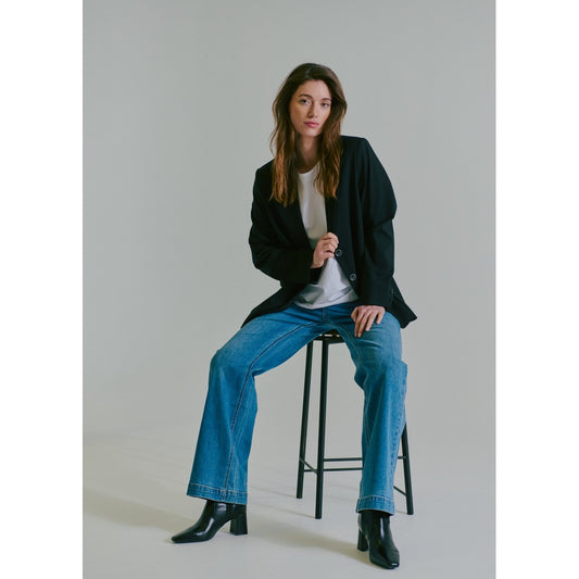 CLAIRE CWJanaya Trousers 3017 Blue Denim