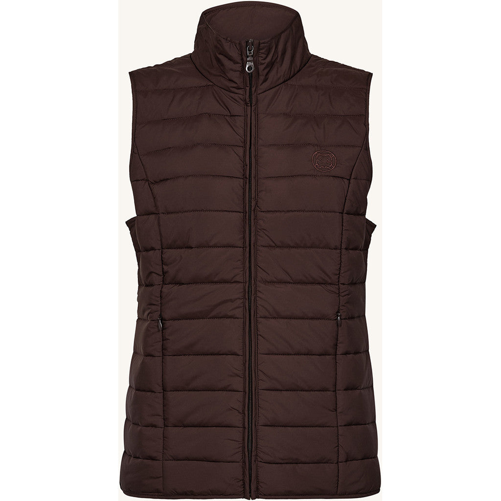 CLAIRE CWOdelia Waistcoat 4565 Chocolate
